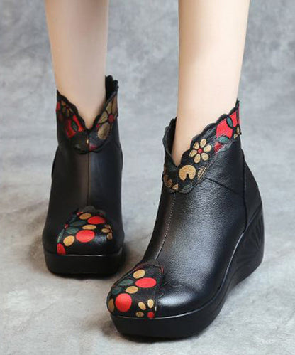 A Vintage Style Boots with Delicate Timeless Details