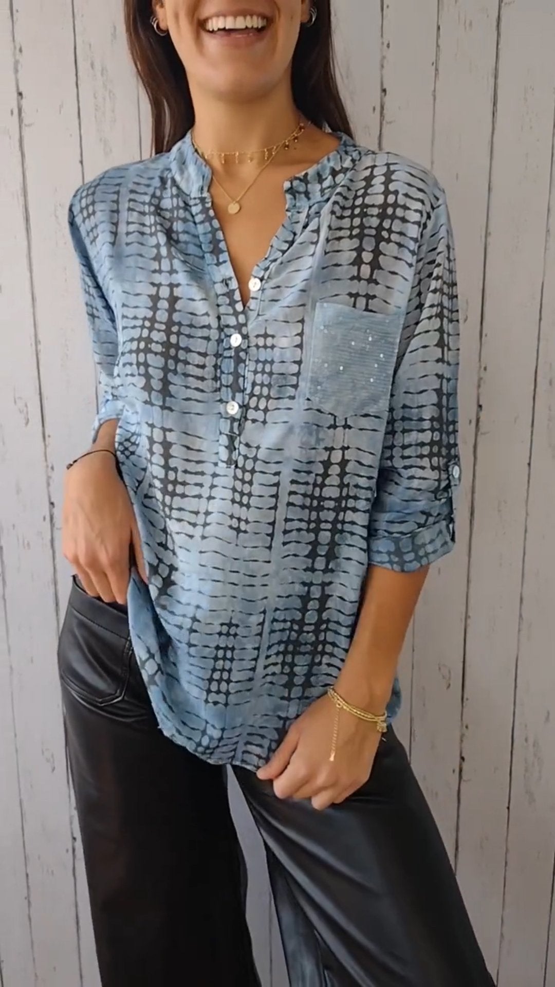 A Vintage Style Shirt with Delicate Timeless Details