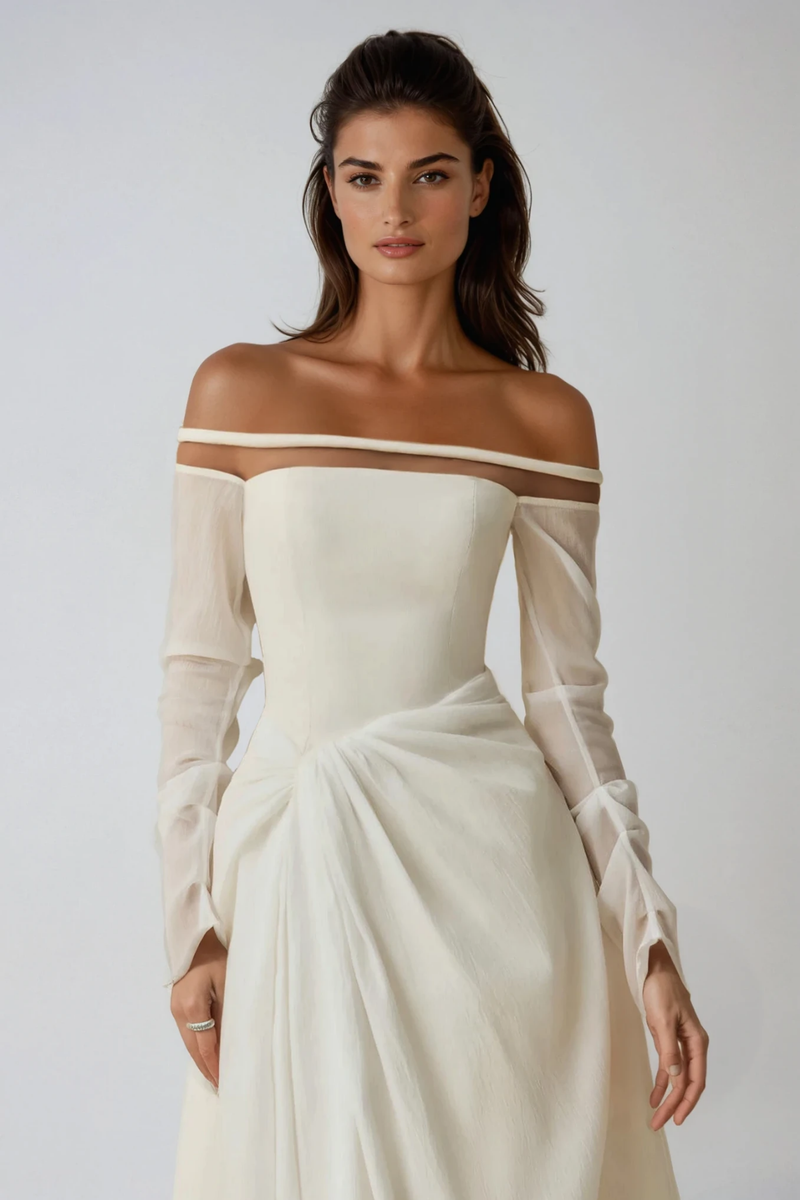 A Vintage Style Dress with Delicate Timeless Details