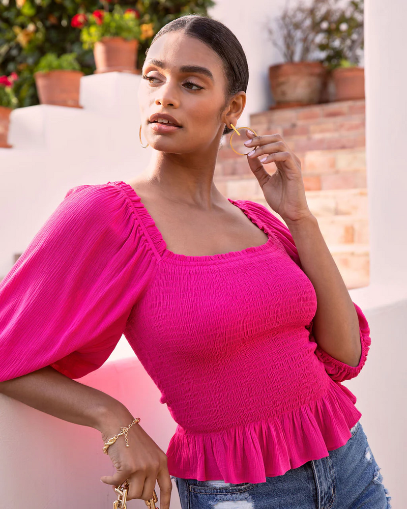 Classic Vintage Top with a Flattering Fit