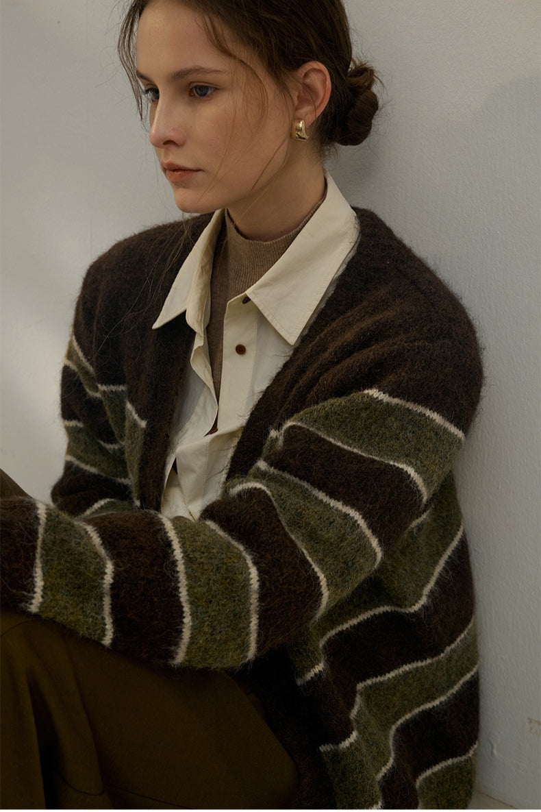 Classic Vintage Cardigan with a Flattering Fit