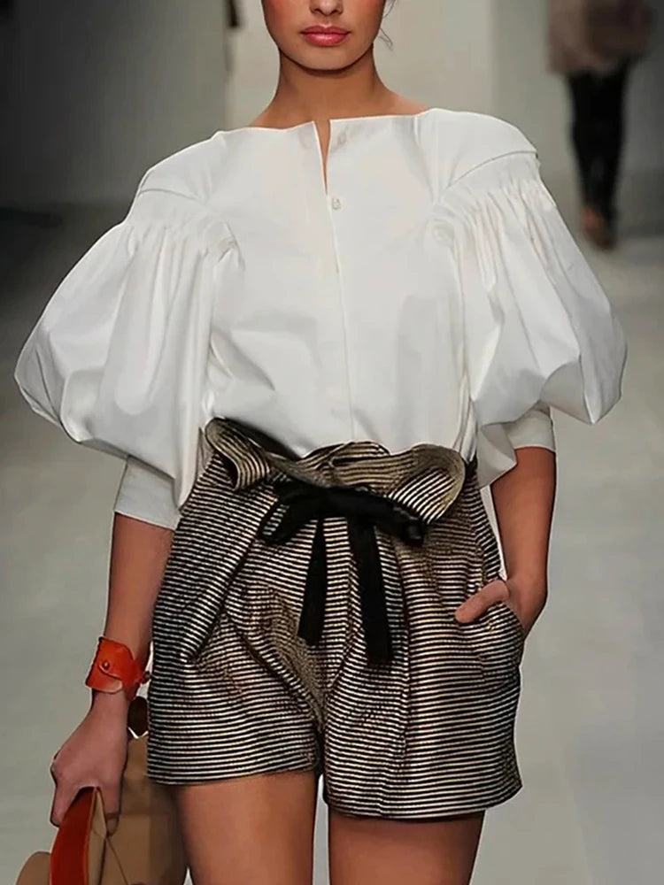 Vintage Inspired Blouse with a Contemporary Edge