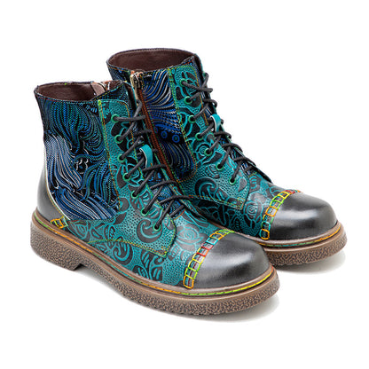 A Vintage Style Boots with Delicate Timeless Details