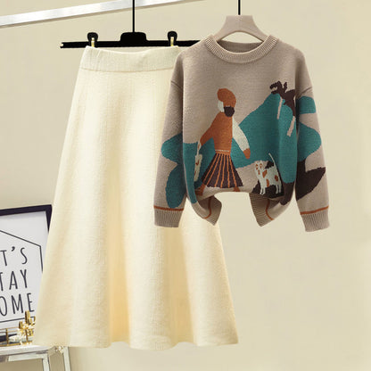 Classic Vintage Sweater with a Flattering Fit