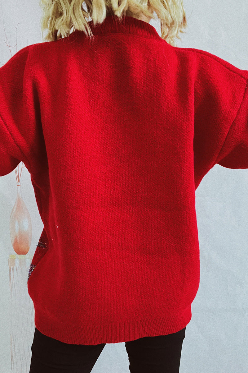 A Vintage Style Sweater with Delicate Timeless Details