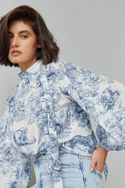 Gracefully Styled Blouse for Any Occasion