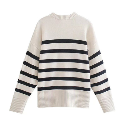 A Vintage Style Sweater with Delicate Timeless Details