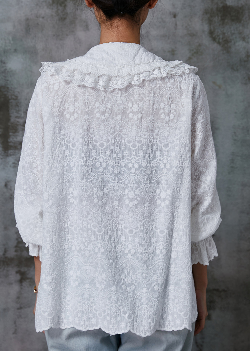 A Vintage Style Blouse with Delicate Timeless Details