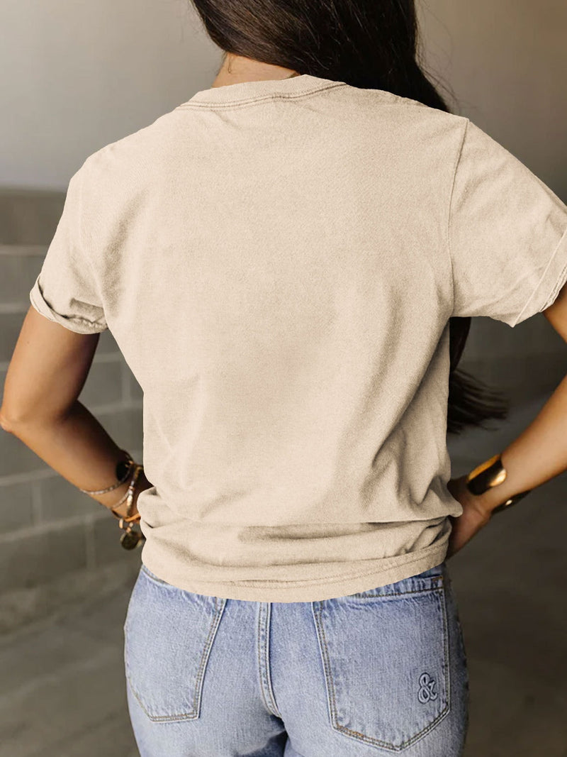 A Vintage Style T-Shirt with Delicate Timeless Details