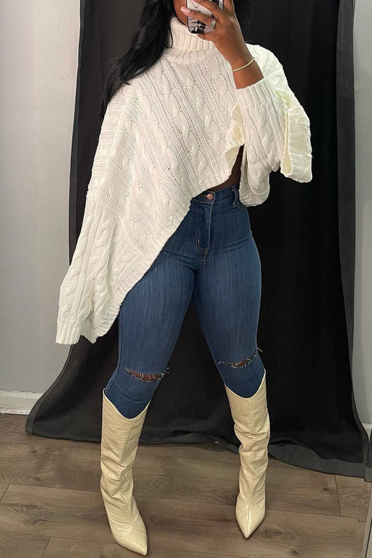 A Vintage Style Sweater with Delicate Timeless Details