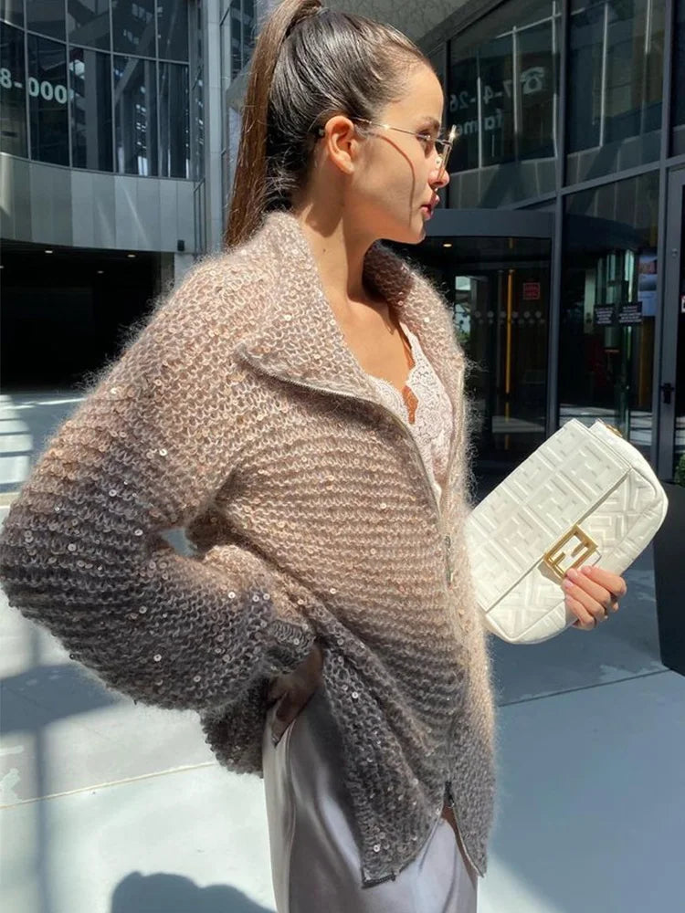 Vintage Inspired Cardigan with a Contemporary Edge