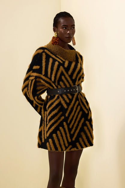 Classic Vintage Sweater with a Flattering Fit