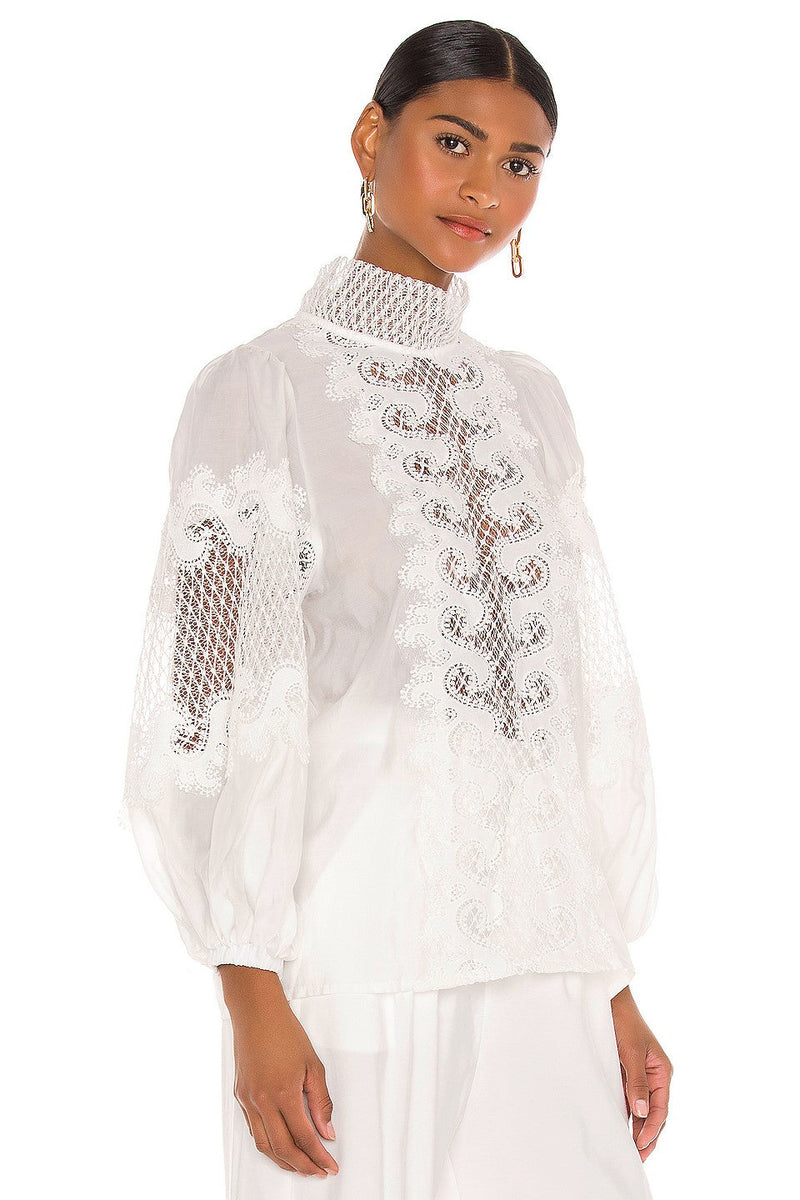 A Vintage Style Top with Delicate Timeless Details