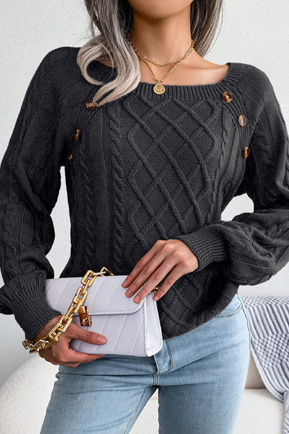 Beautifully Finished Sweater in a Timeless Design