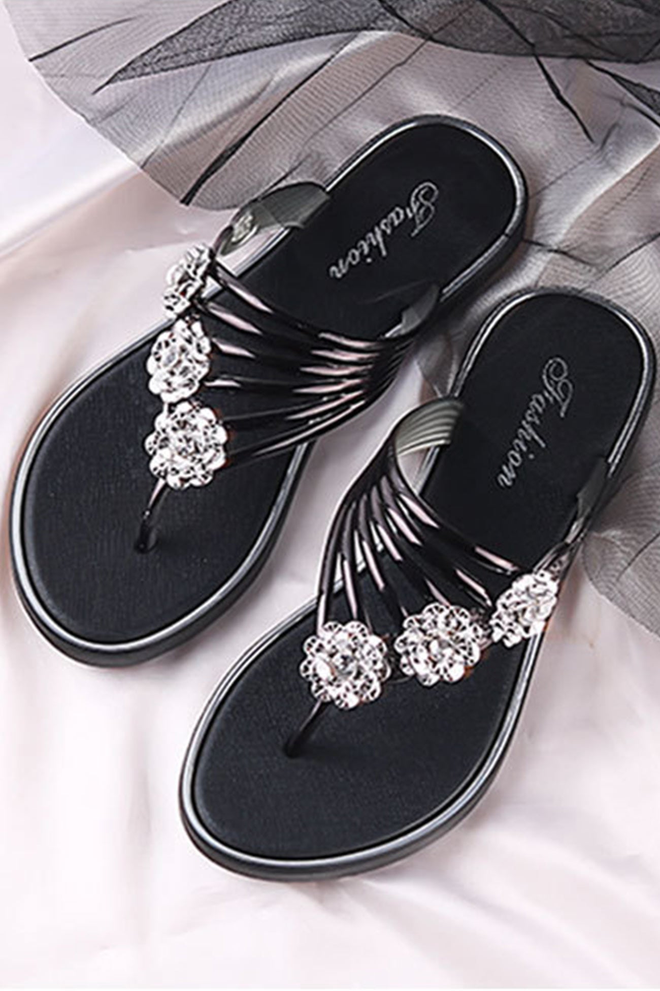 A Vintage Style Sandals with Delicate Timeless Details