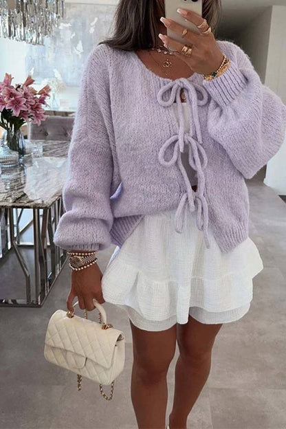 A Vintage Style Sweater with Delicate Timeless Details