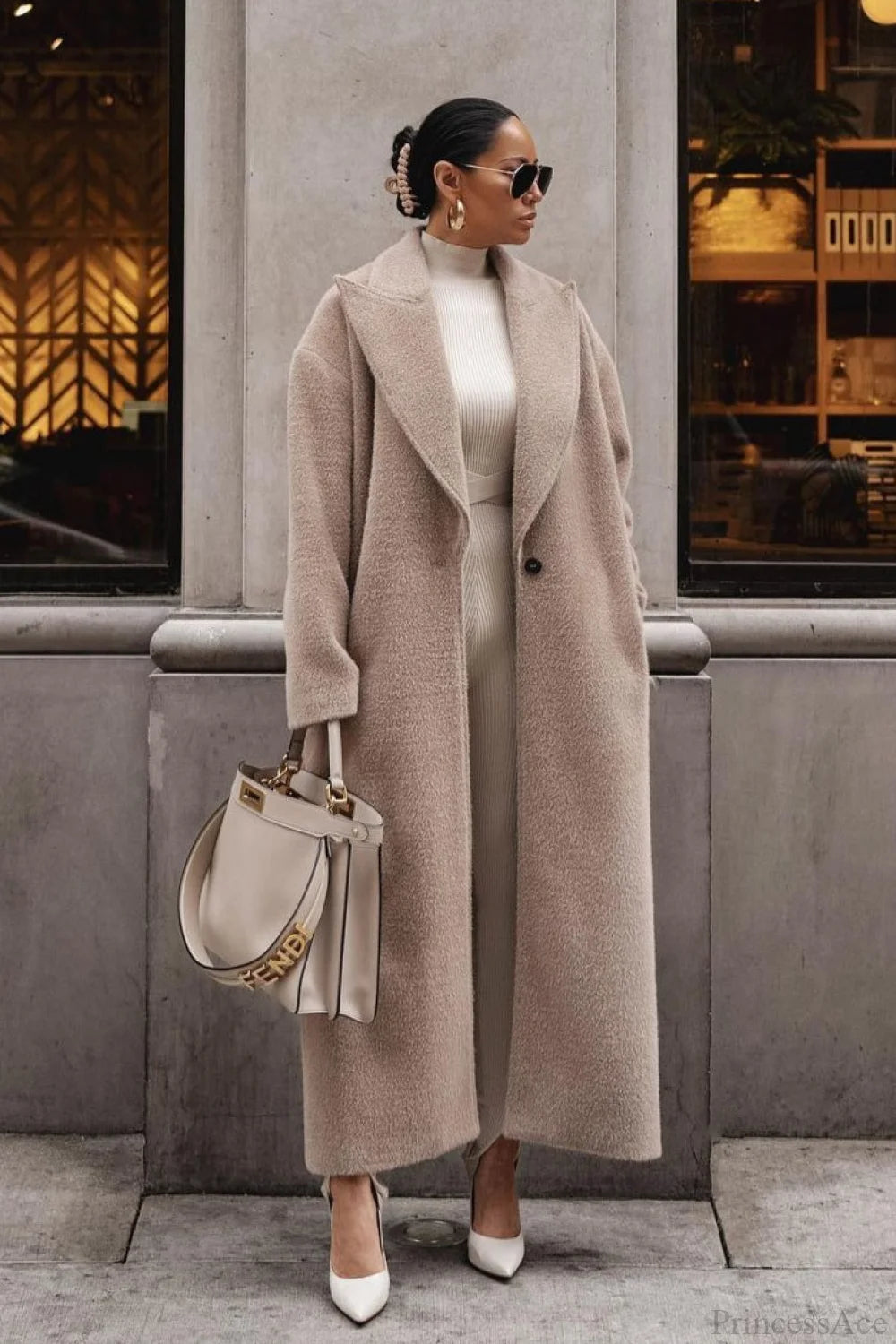 A Vintage Style Coat with Delicate Timeless Details