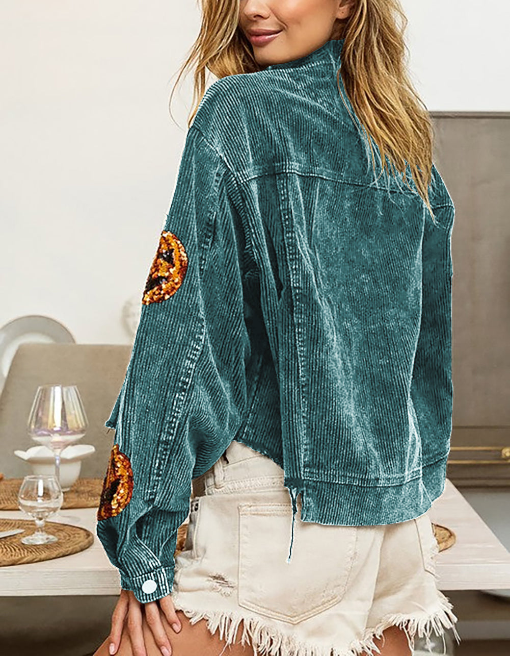 A Vintage Style Jacket with Delicate Timeless Details