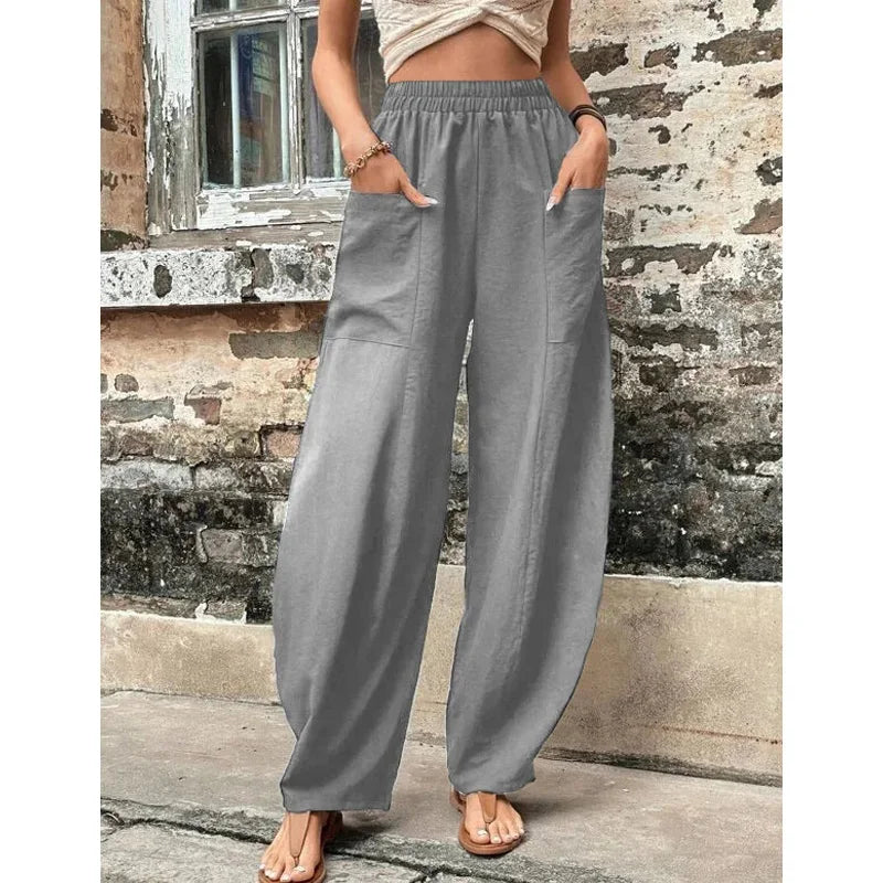 A Vintage Style Pants with Delicate Timeless Details