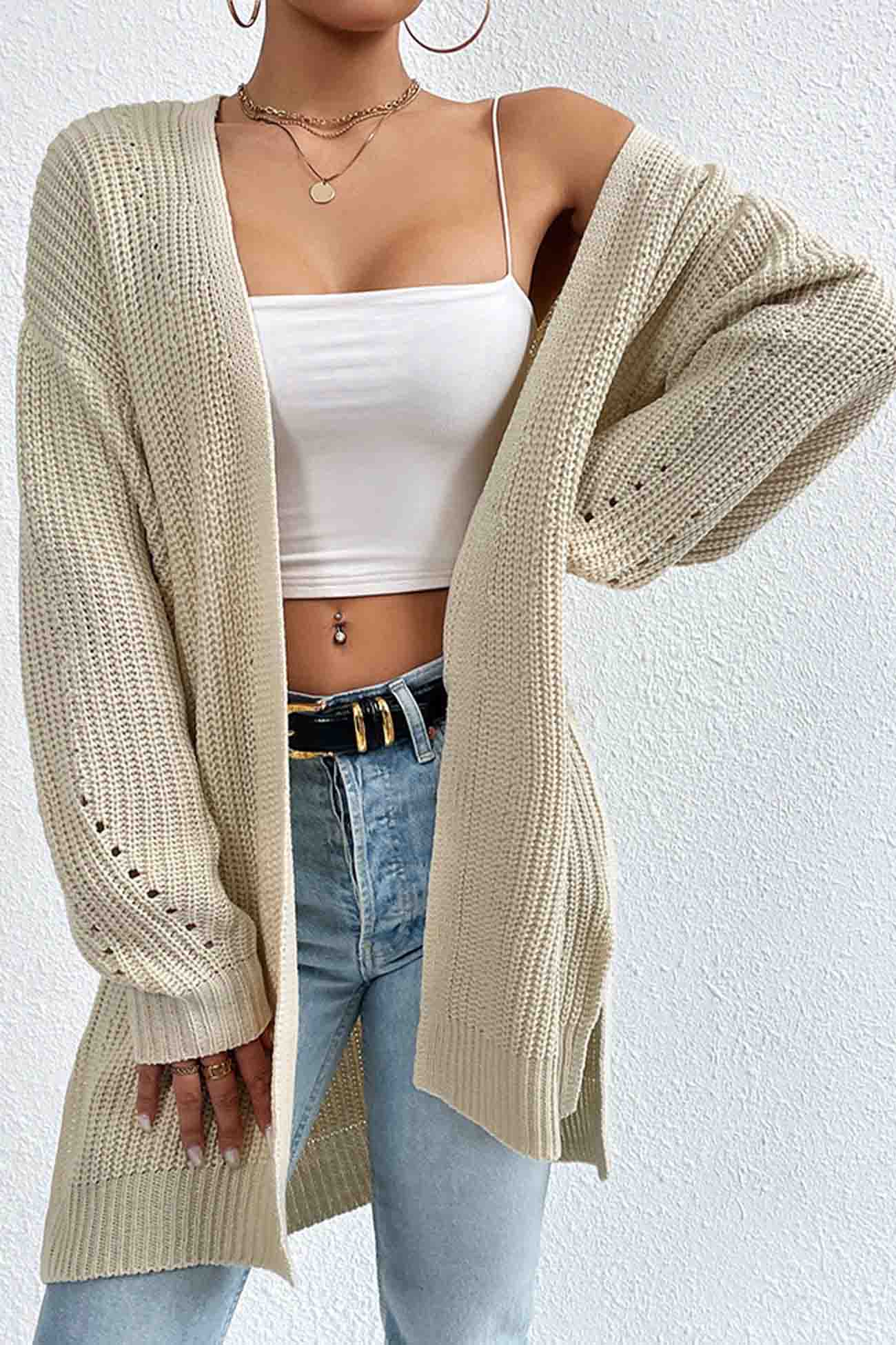A Vintage Style Cardigan with Delicate Timeless Details