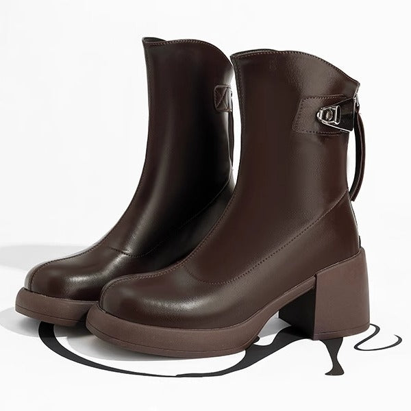 A Vintage Style Boots with Delicate Timeless Details