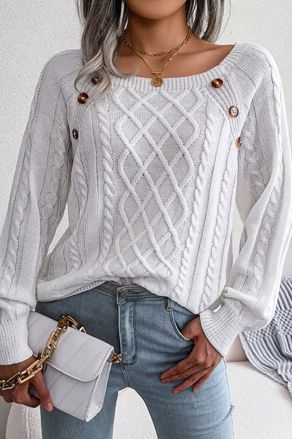 Beautifully Finished Sweater in a Timeless Design