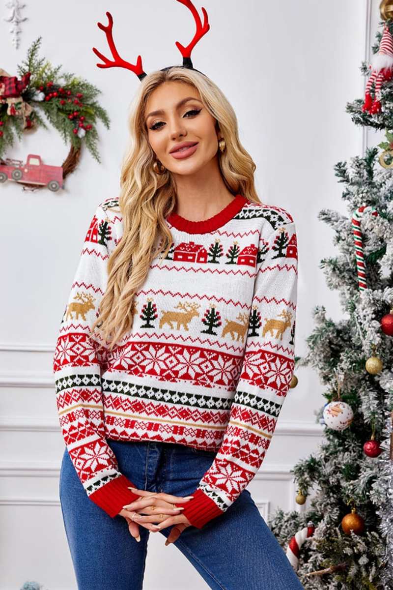 Classic Vintage Sweater with a Flattering Fit