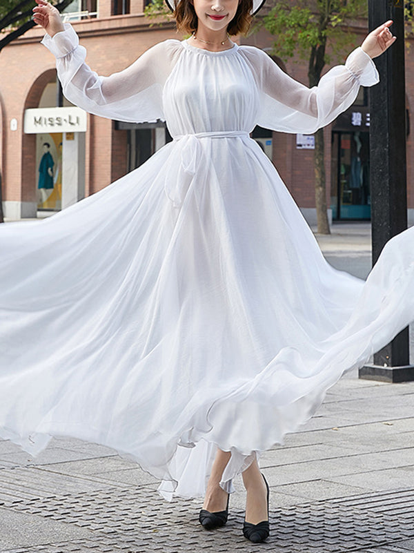 A Vintage Style Dress with Delicate Timeless Details