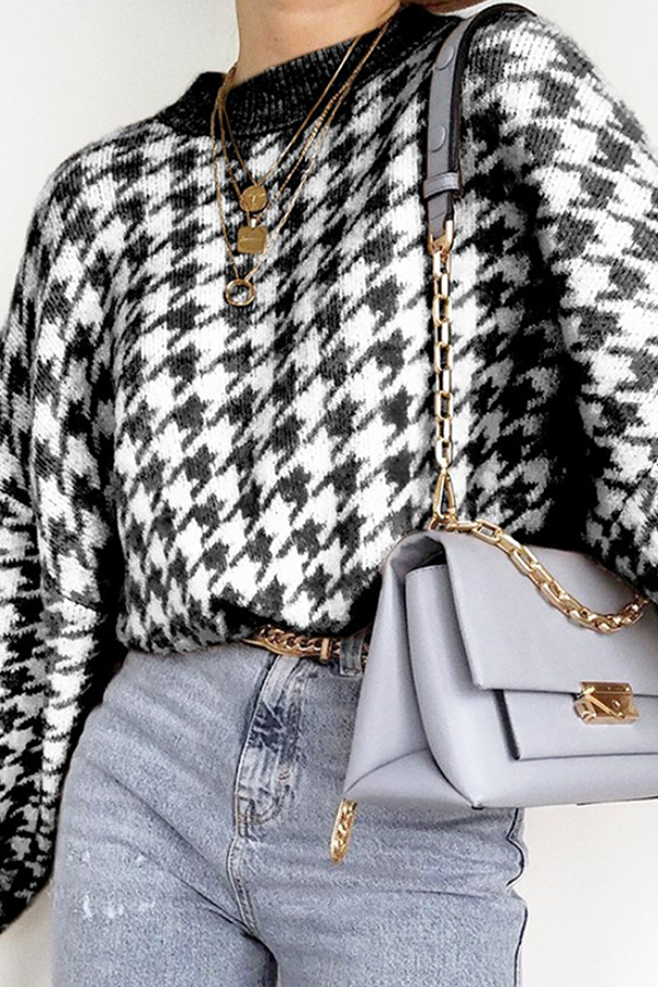 A Vintage Style Sweater with Delicate Timeless Details