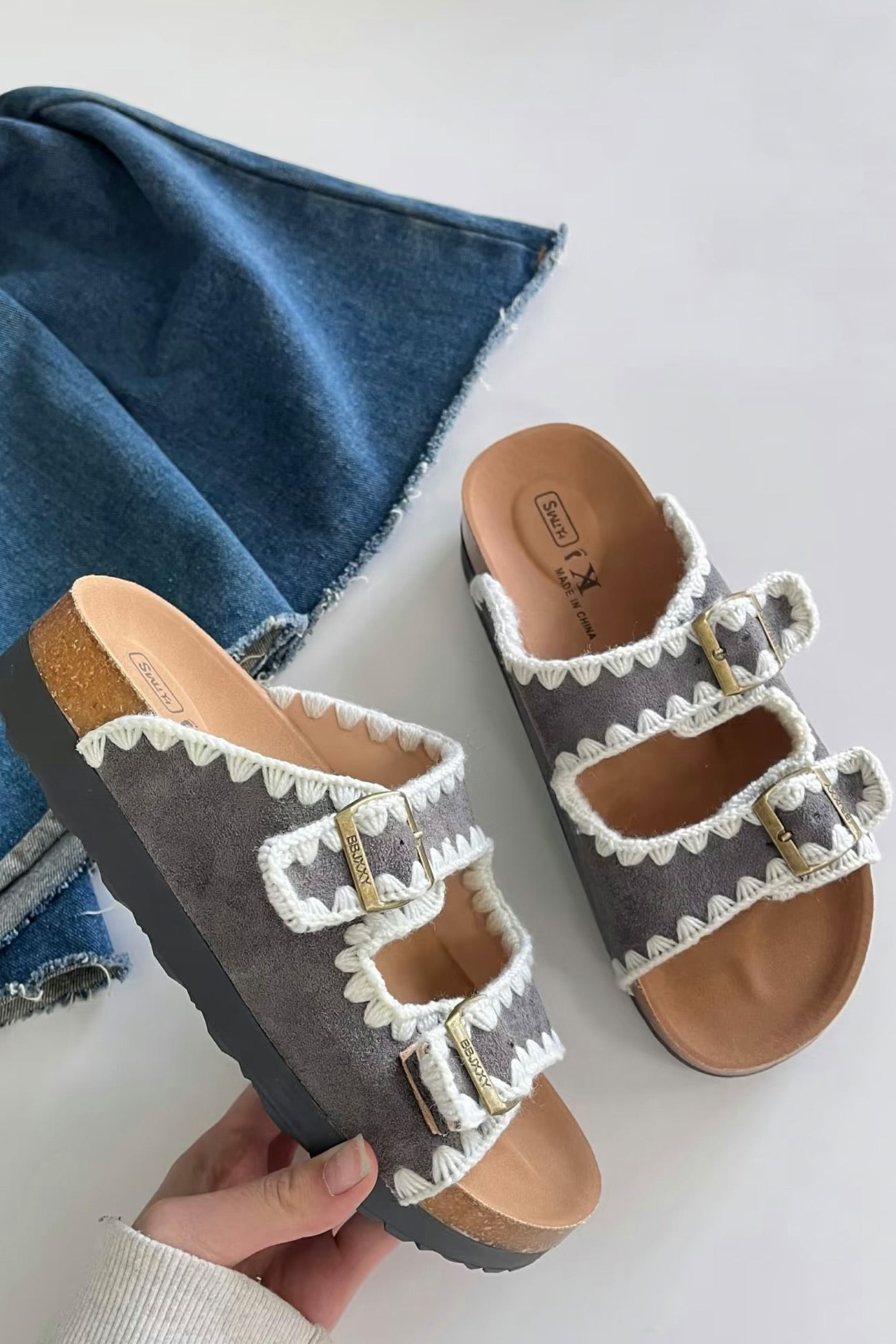 A Vintage Style Sandals with Delicate Timeless Details
