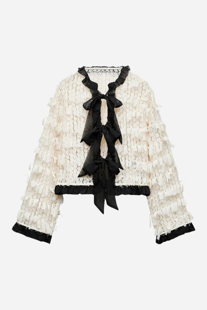 Vintage Inspired Cardigan with a Contemporary Edge