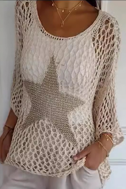 Classic Vintage Sweater with a Flattering Fit