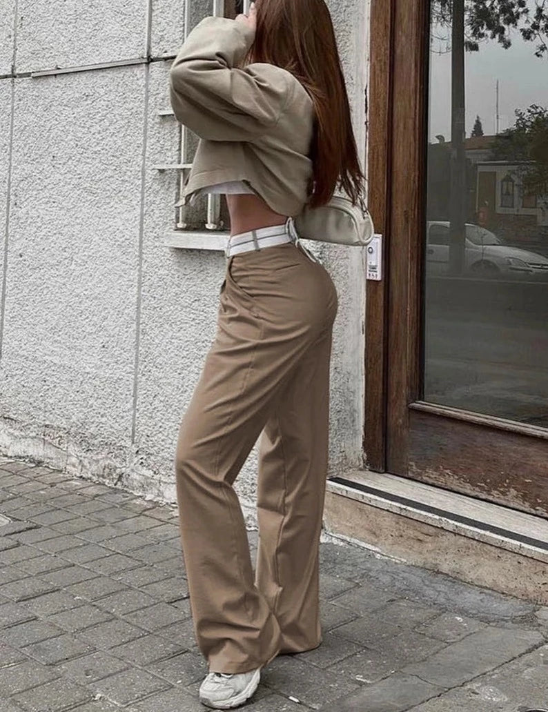 A Vintage Style Pants with Delicate Timeless Details