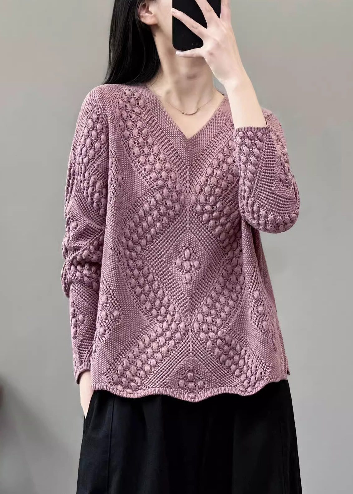 Vintage Inspired Sweater with a Contemporary Edge