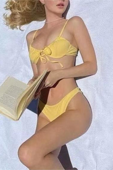 A Vintage Style Bikini with Delicate Timeless Details
