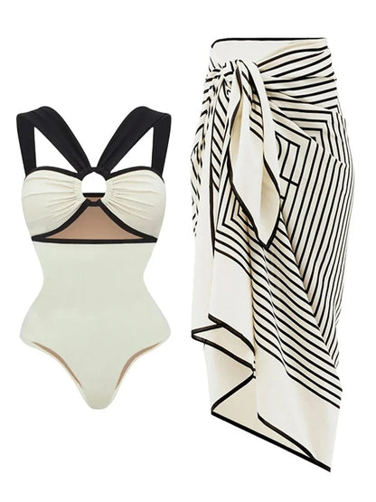 A Vintage Style Swimsuit with Delicate Timeless Details