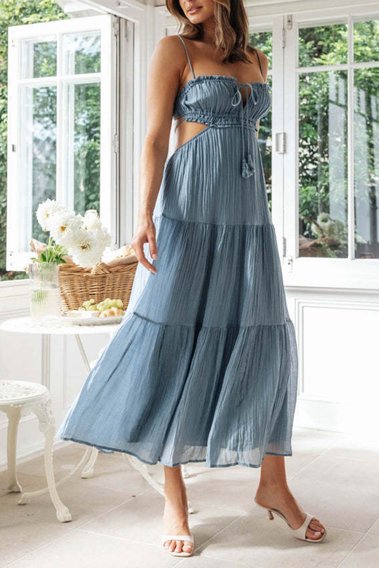 A Vintage Style Dress with Delicate Timeless Details