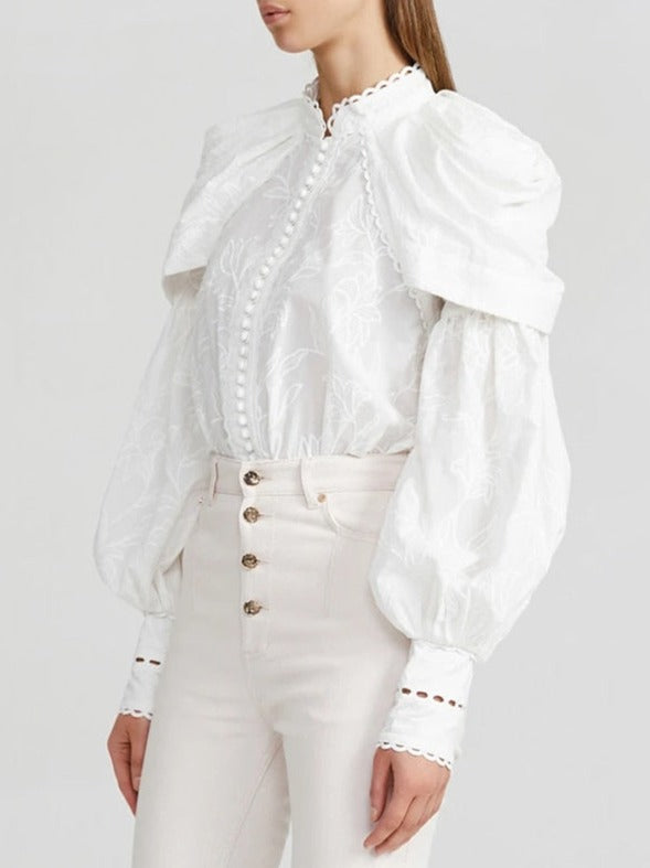 Beautifully Finished Blouse in a Timeless Design