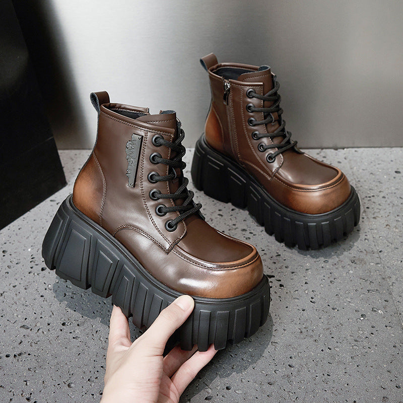 A Vintage Style Boots with Delicate Timeless Details