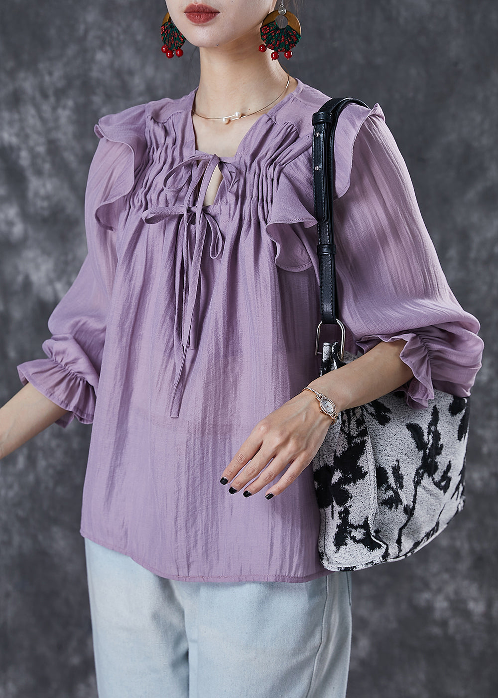Gracefully Styled Top for Any Occasion