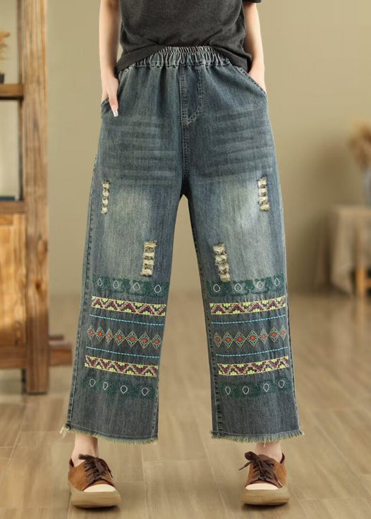 A Vintage Style Pants with Delicate Timeless Details