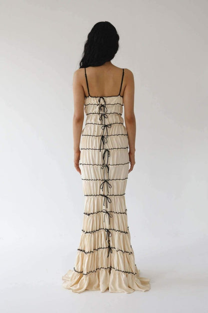 A Vintage Style Dress with Delicate Timeless Details
