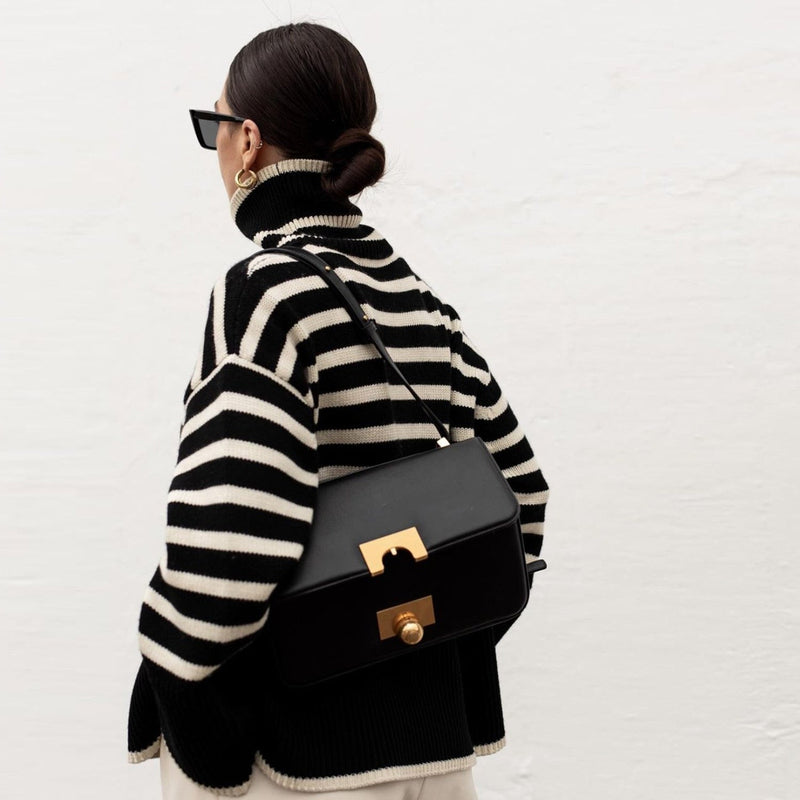 A Vintage Style Sweater with Delicate Timeless Details