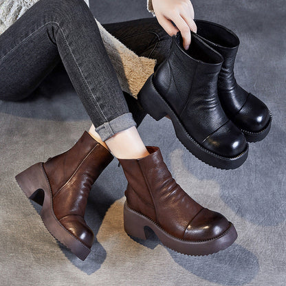 A Vintage Style Boots with Delicate Timeless Details