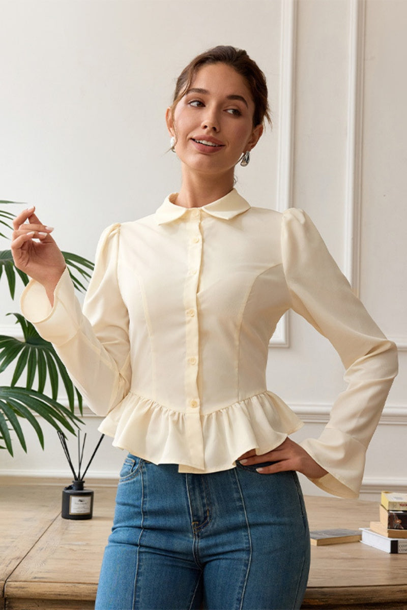 Well Tailored Blouse with a Graceful Silhouette