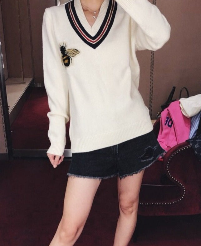 Beautifully Finished Sweater in a Timeless Design