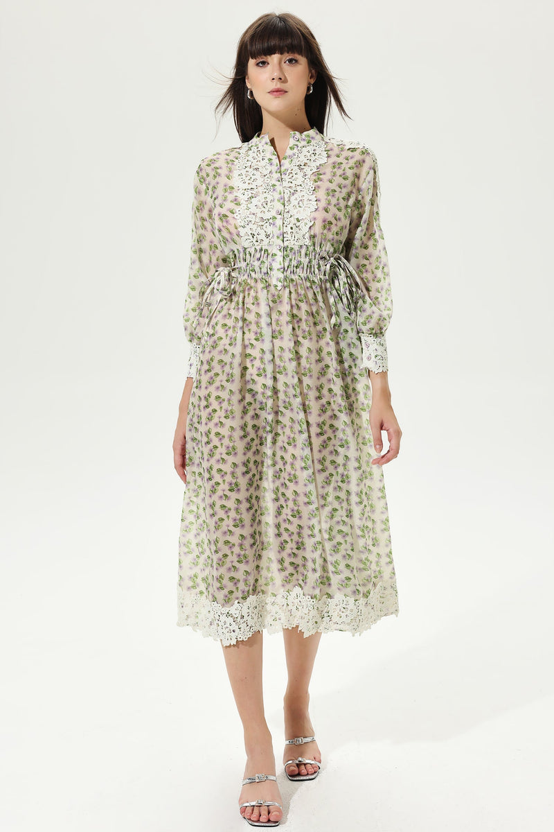 A Vintage Style Dress with Delicate Timeless Details