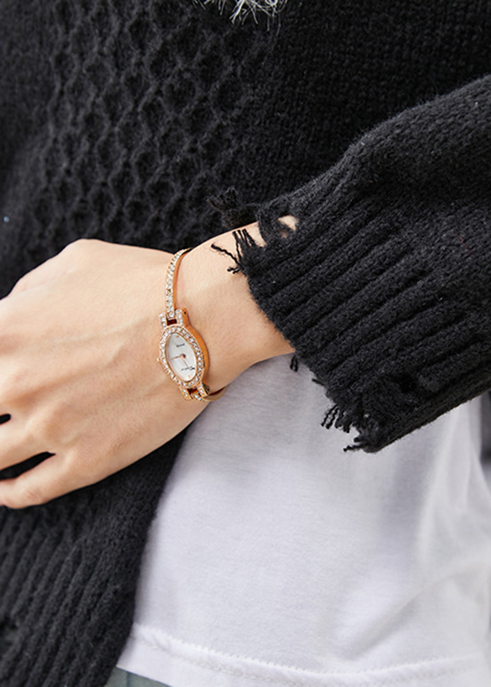 A Vintage Style Sweater with Delicate Timeless Details