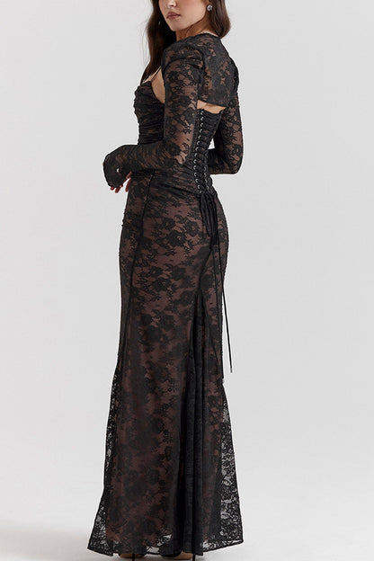 A Vintage Style Dress with Delicate Timeless Details
