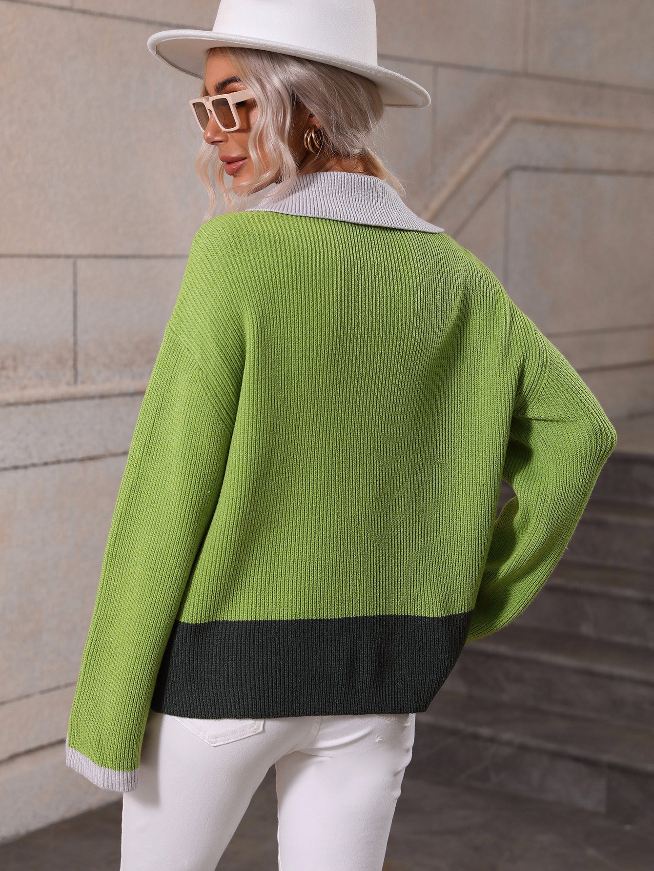 Beautifully Finished Sweater in a Timeless Design